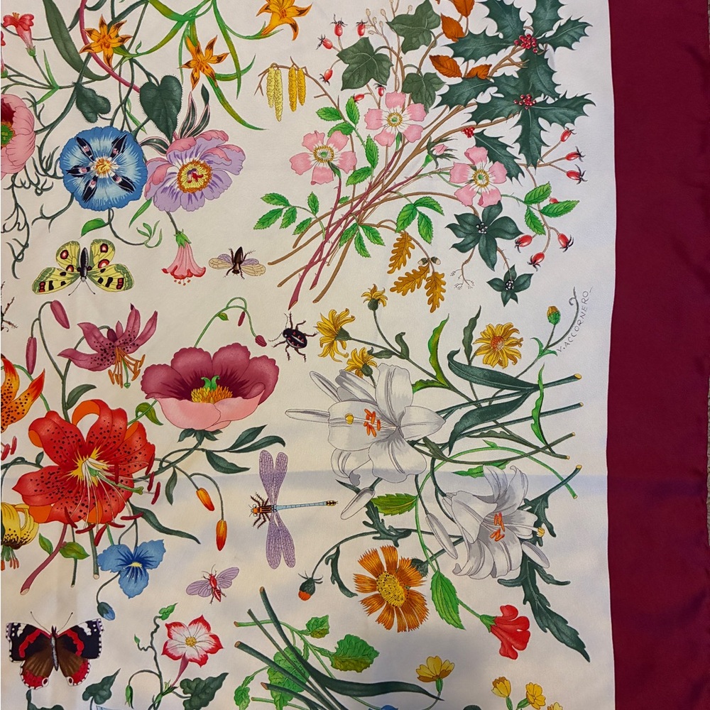 Gucci Vittorio Accornero Silk Scarf - Picture 5 of 13